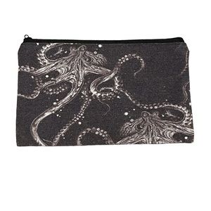 Octopus Kraken zippered pouch